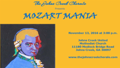 Mozart Mania Johns Creek Chorale