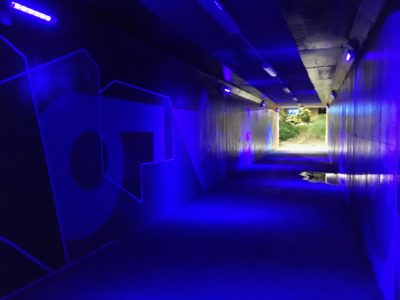 Johns Creek Tunnel - Blue Lights