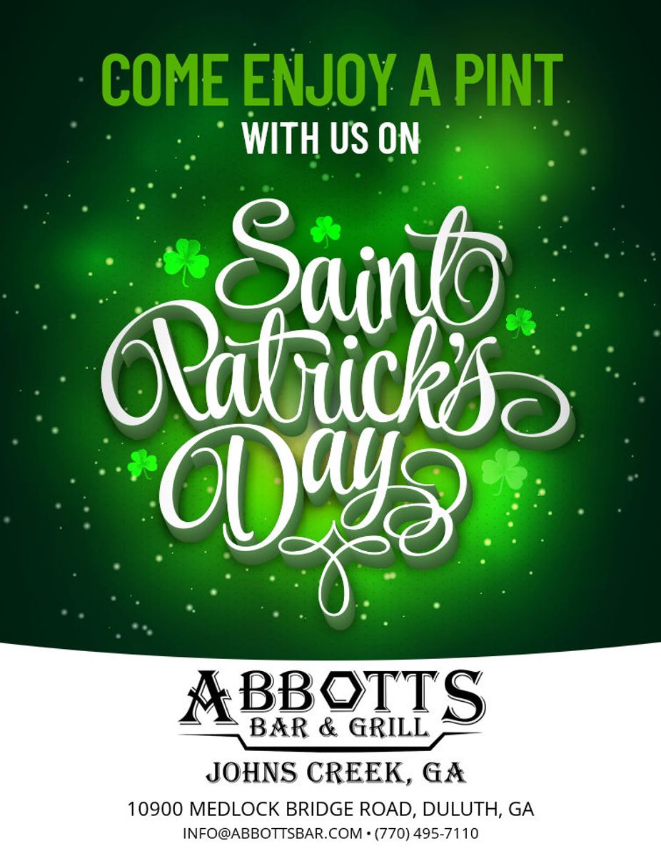 Abbotts Bar and Grill St Patricks Day Event